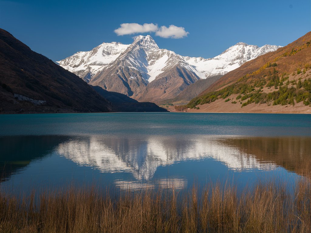 Sikkim Tours-Gurudongmar Lake is one of the highest lakes in the world, located at an altitude of 17,800 feet. The crystal-clear waters of the lake reflect the surrounding snow-capped mountains, creating a mesmerizing sight for visitors.