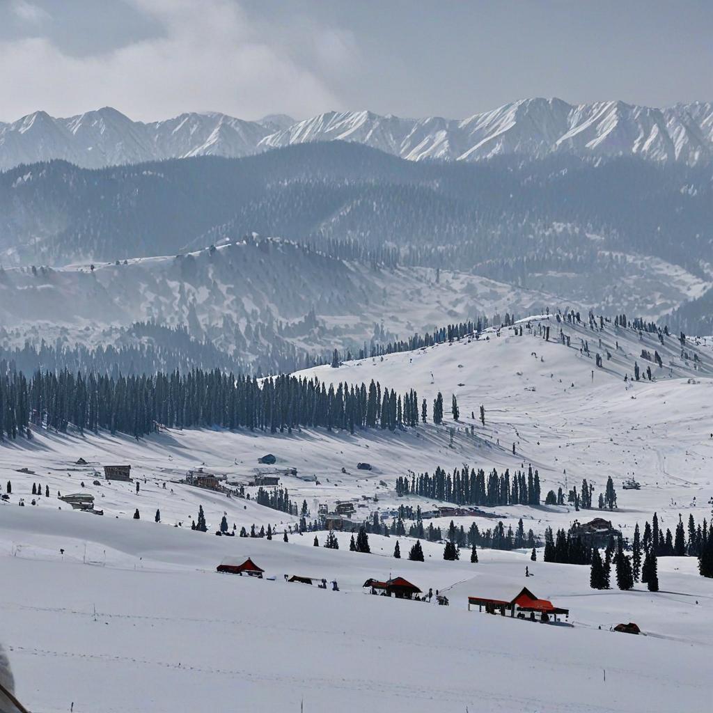 Snowing places in india-Jammu and Kashmir