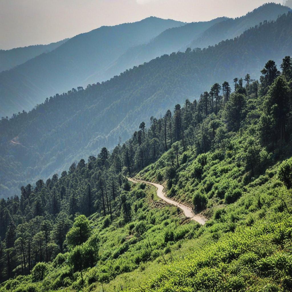 Snowing places in india-Explore the enchanting realm of Dhanaulti, Uttarakhand, a serene escape into pristine landscapes.