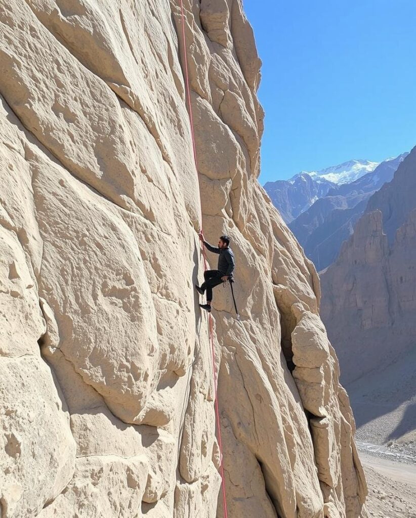 Adventure Activities in Ladakh -Rock Climbing