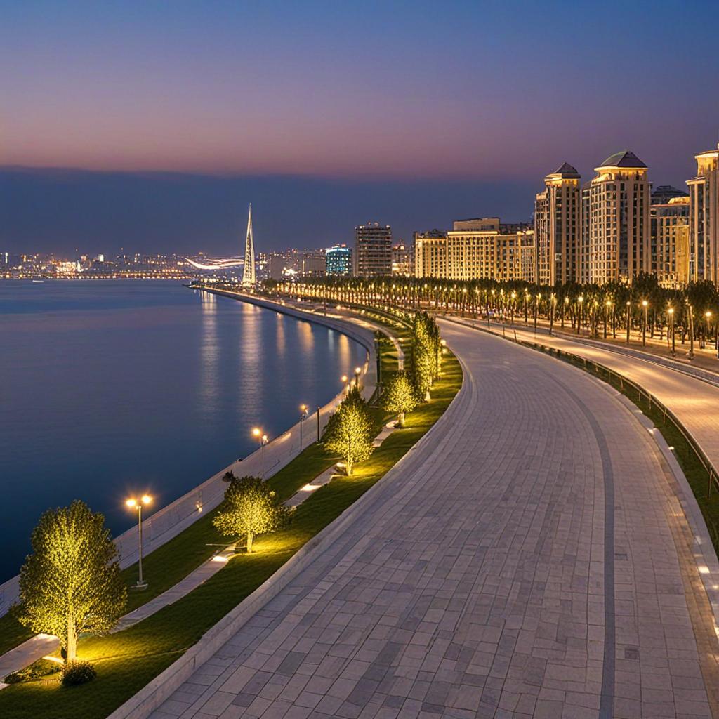 Baku Boulevard-Tourist Attraction in Baku