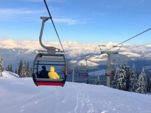 Gondola ride in Gulmarg