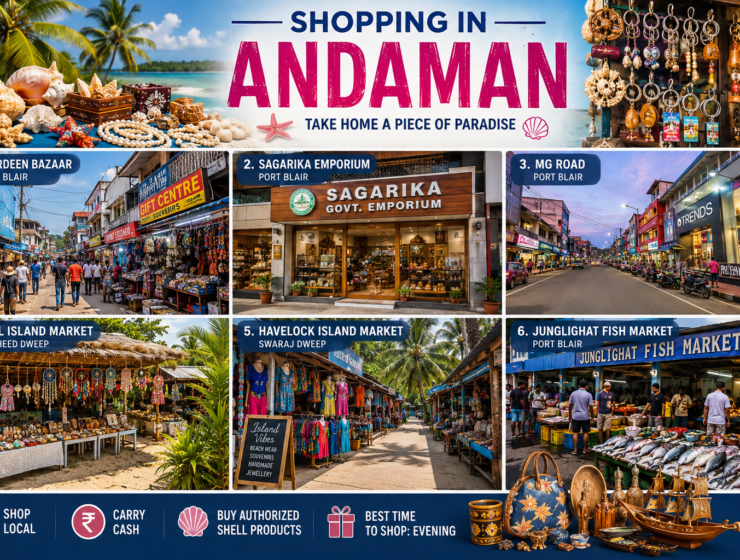 6 Famous Places for Shopping in Andaman
