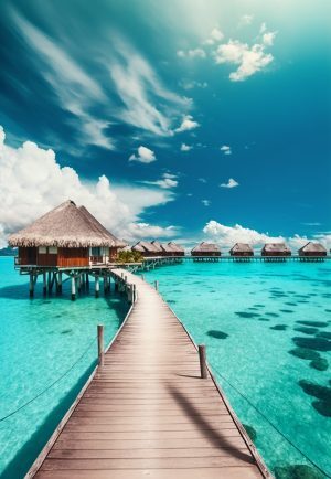 wooden-bridge-turquoise-water-with-row-bungalows-blue-sky-with-clouds-scaled-qkkm51ke2knt2slvm9q99i6mh0kv77e5azlcc3e86s